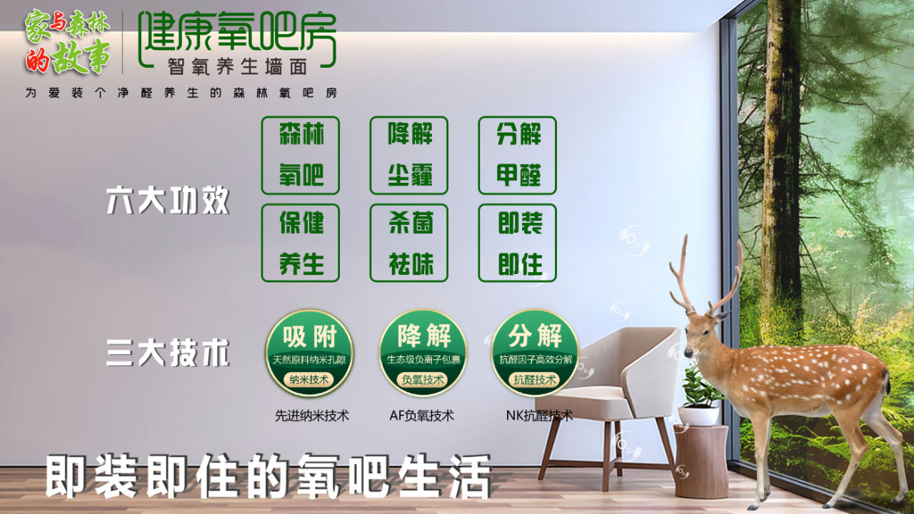 健康养生墙面｜让家里的空气，像雨后森林般清新！