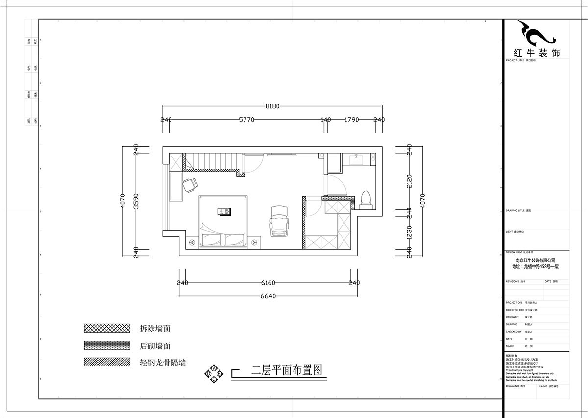 张智猿|海赋尚城6-508-40㎡挑高-现代简约风格|1室1厅1卫|新房装修|定制家¥100000|全包11万|00_03二层平面布置图