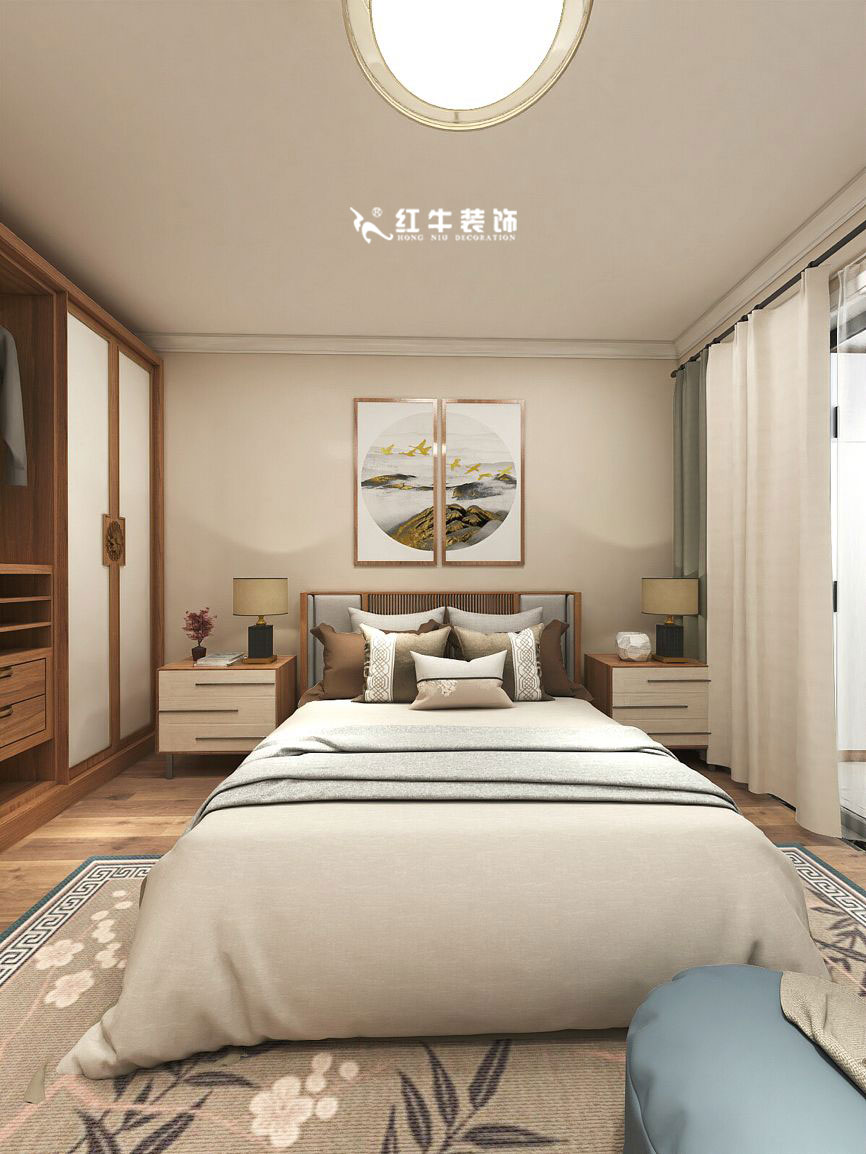 蒋琛_九条巷106㎡现代风“养老房”装修,给设计做减法!07主卧+logo