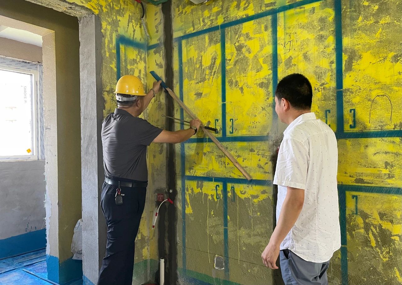 工程总监带队巡检|落实施工环节,严守家装品质! 工程总监带队巡检|落实施工环节,严守家装品质!