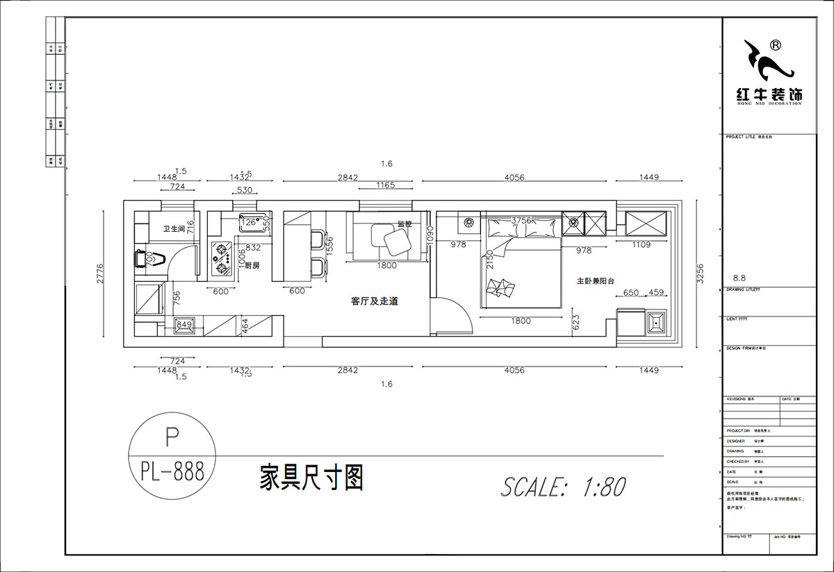 顾娟|丹凤新寓2-906-60㎡-现代简约风格|1室1厅1卫|旧房装修|定制家|全包10