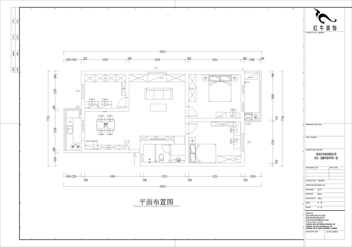 孟宪涛|牡丹里17-601-108㎡-现代简约风格|3室2厅2卫|老房装修|定制家|全包14万|00_02平面布置图