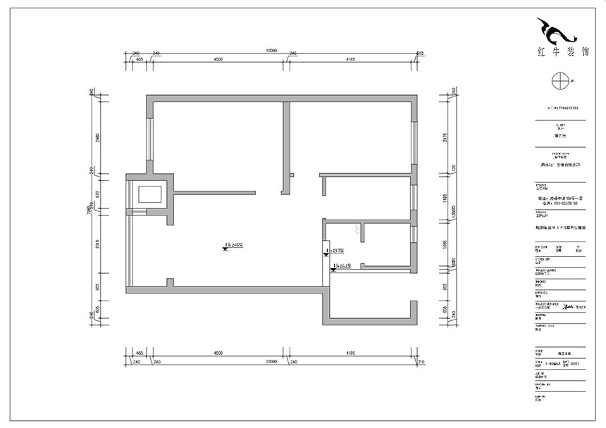 朱明琪_紫杨佳园24-3-910-87㎡-现代简约风格_2室2厅1卫(新房装修)_成品家¥120000_全包10万00_01原始结构图