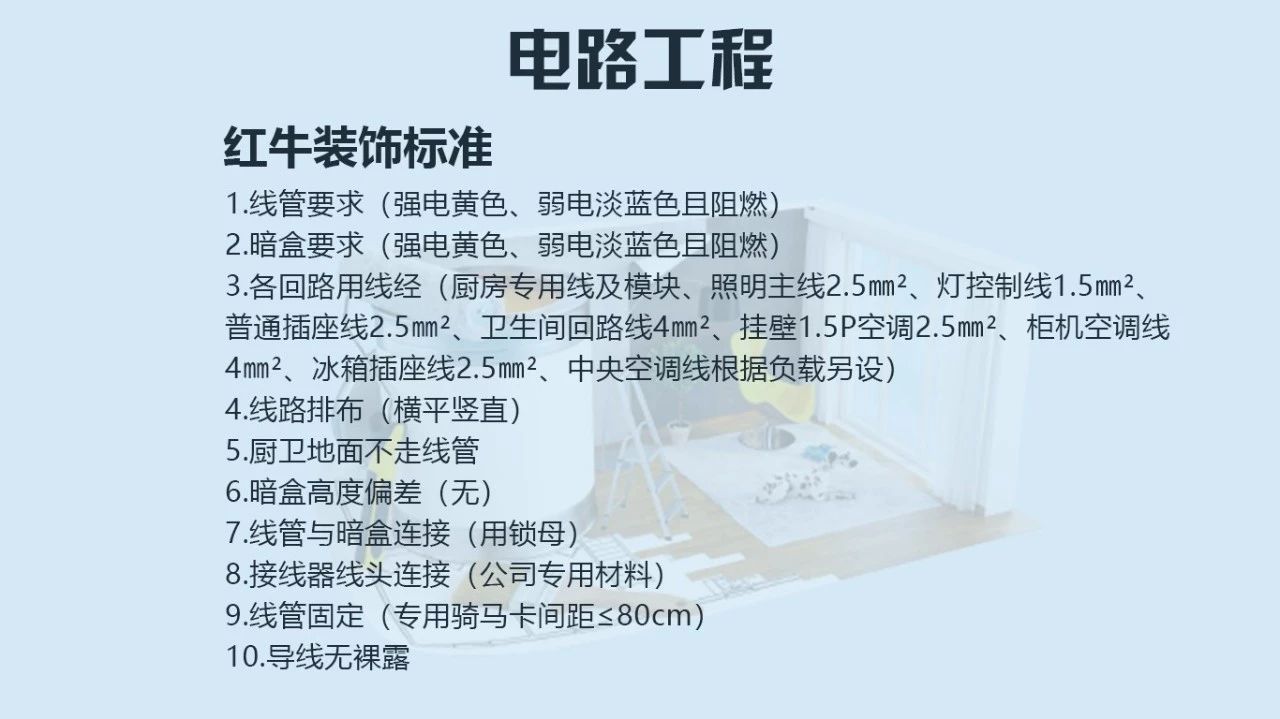 【南京装修公司排名榜】领航国际公司电路施工标准 【南京装修公司排名榜】领航国际公司电路施工标准