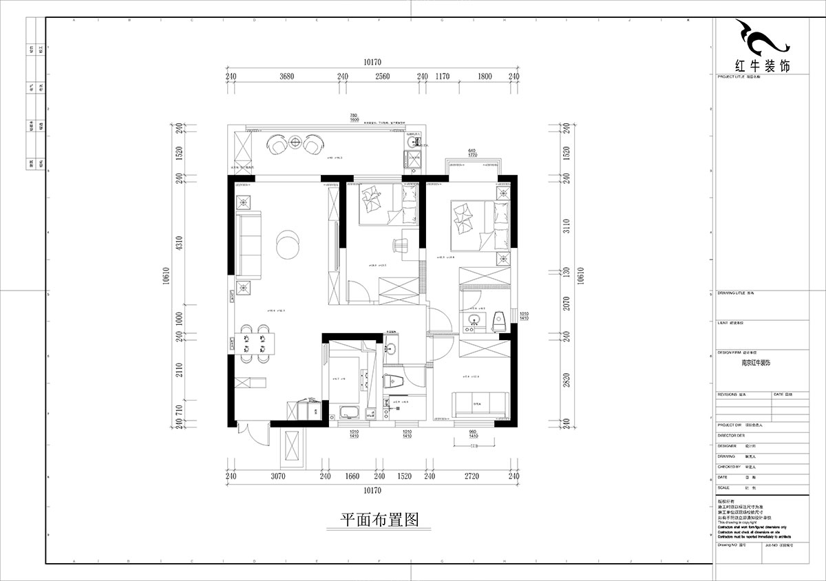 孟宪涛|金浦御龙湾-I区3-1-204-120㎡-简约风格|3室2厅2卫|新房装修|定制家|全包16万|00_02平面布置图