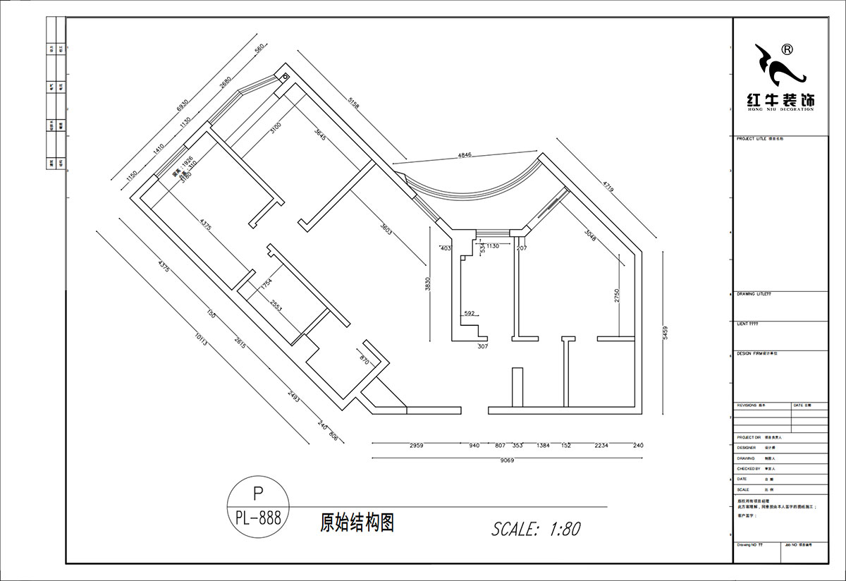 顾娟|丰汇大厦2205室-120㎡-复古风|3室2厅2卫|旧房装修|定制家|全包16