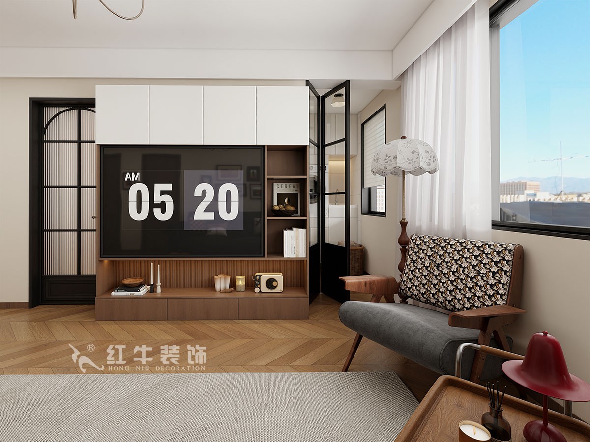 南京朗诗国际街区,复古与现代交织的中古风装修 南京朗诗国际街区,复古与现代交织的中古风装修