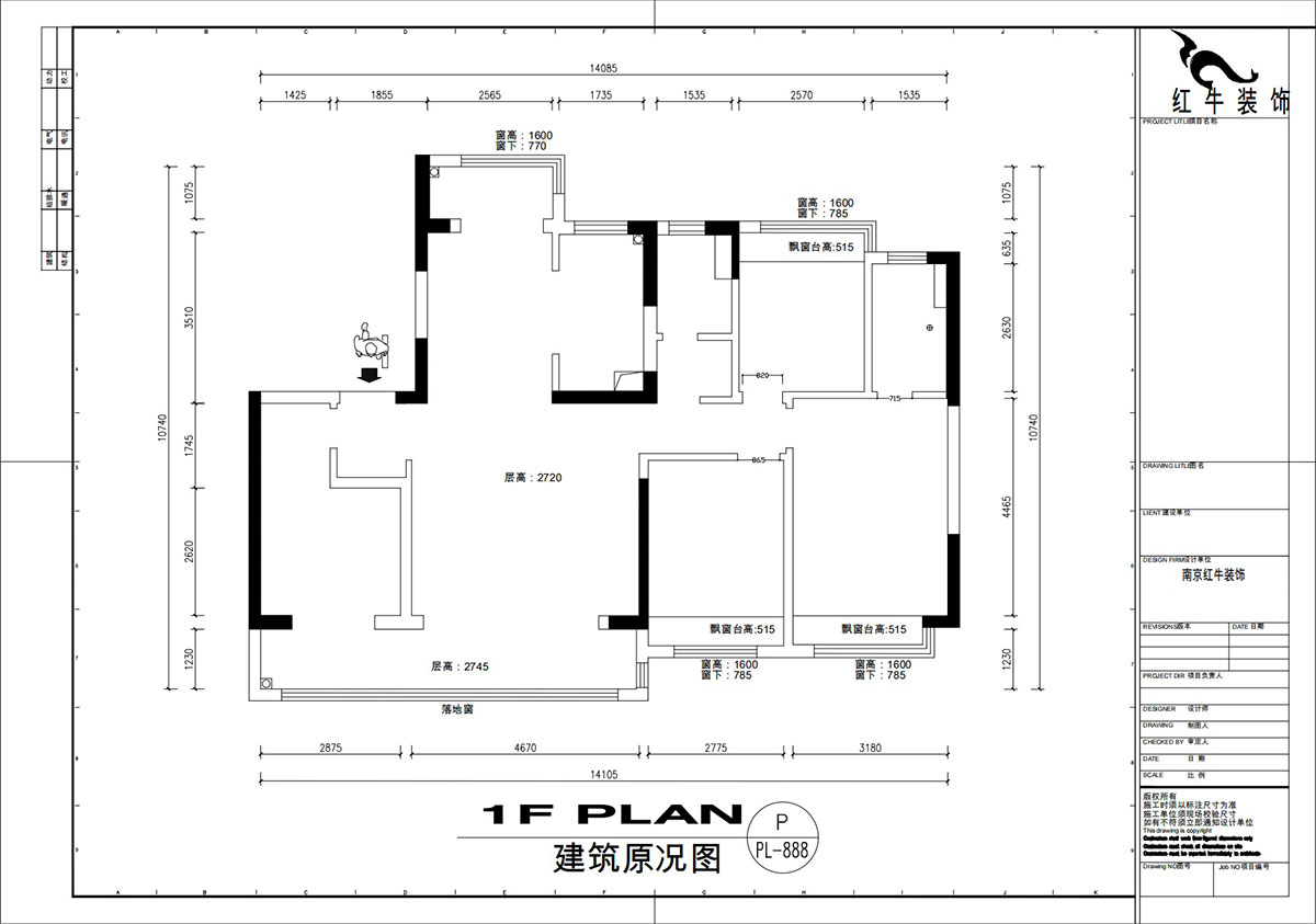 刘萍萍|铭著风华6-701-136㎡-中古风|4室2厅2卫|新房装修|定制家|全包20