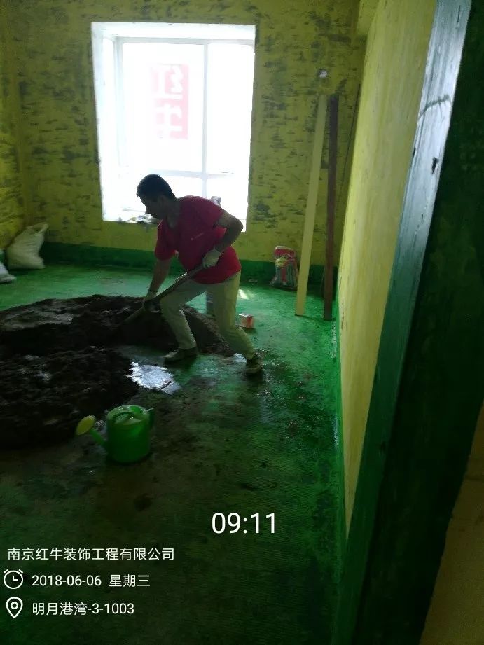 南京明月港湾105平米北欧风格装修 拥有独立衣帽间与书房23地固、墙固