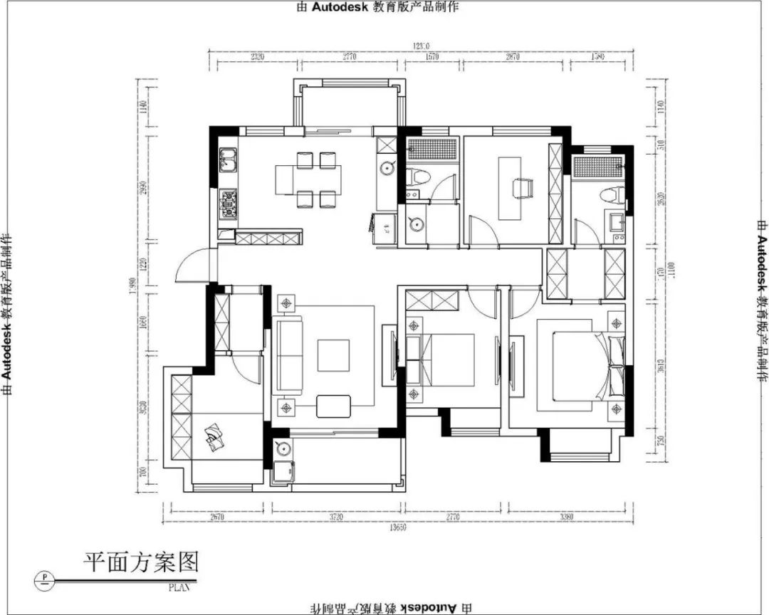 张桐玮_领航国际设计--电建洺悦府130㎡北欧风格05调整建议